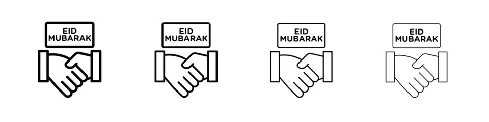 Handshaking icon illustration sign collection. vector symbol or logo.