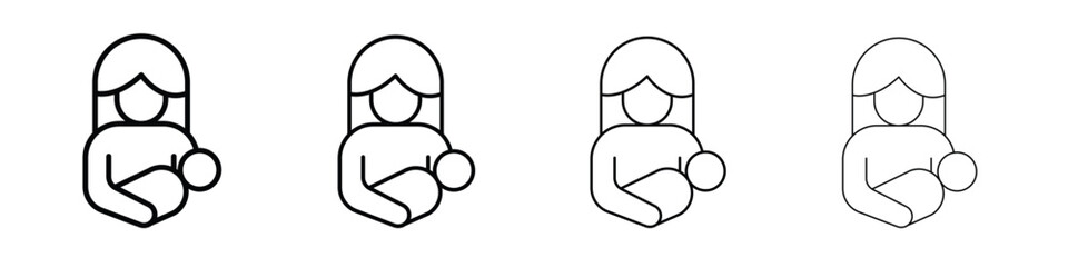 Postnatal care icon illustration sign collection. vector symbol or logo.