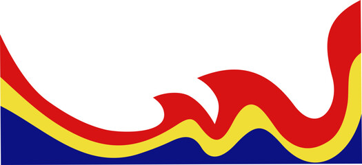  Retro Rainbow Wave Corner