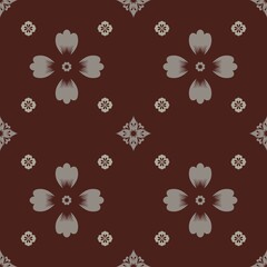 seamless pattern with flowers