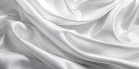  White Silk Drapes Whisper Grace Through Folds
