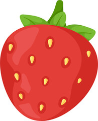 illustration strawberry fruit