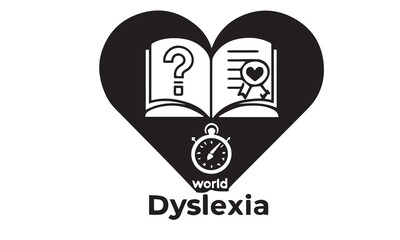 Dyslexia Awareness Icons & Ribbon
