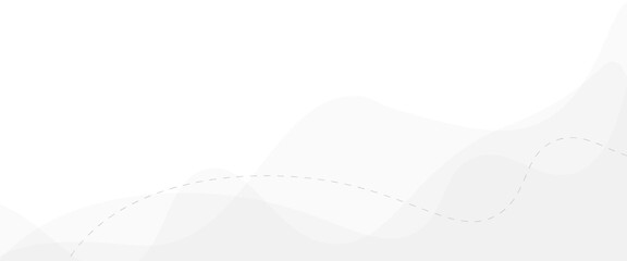 Abstract white background wave gradient shape design.