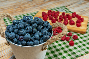 Assorted Fresh Berries on Wooden Surface