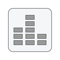 equalizer graphic vector illustration