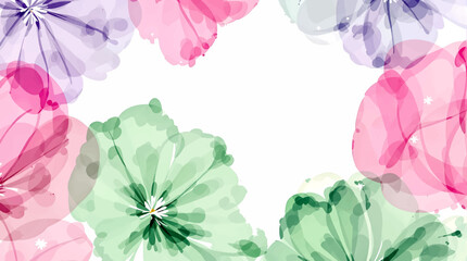 Spring floral in watercolor vector background. Luxury wallpaper design with orange flowers, line art, golden texture. Elegant gold blossom flowers illustration suitable for fabric, prints, cover.