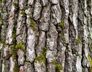 Obraz premium Close-up of a tree bark texture