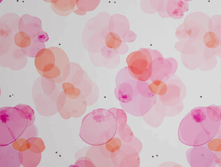 Flower watercolor art background vector. Wallpaper design with floral paint brush line art. leaves and flowers nature design for cover, wall art,