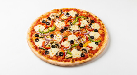 pizza isolated on white background