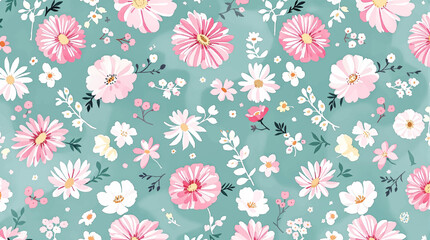 Abstract floral art background vector. Botanical watercolor hand painted pastel color flowers with white line art