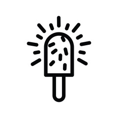 Ice cream icon design template