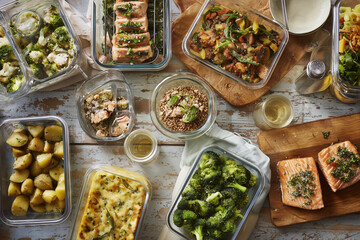 Healthy Meal Prep Spread

