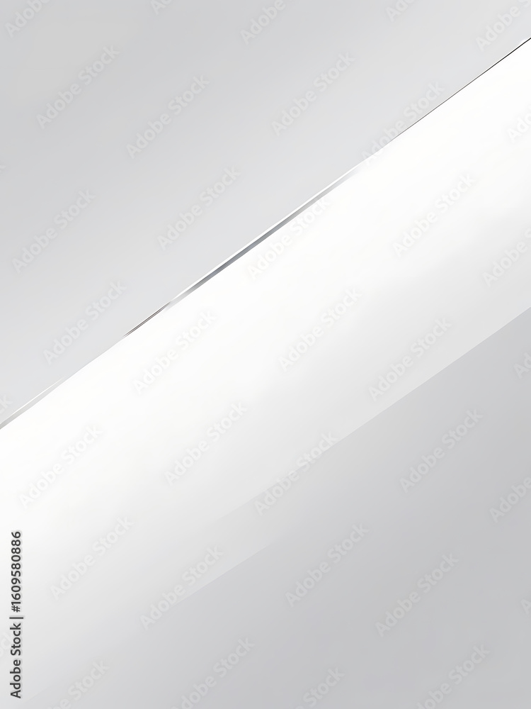 Poster elegant white abstract curve with gradient light, modern minimalist ai background