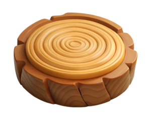 3d tree ring cross section
