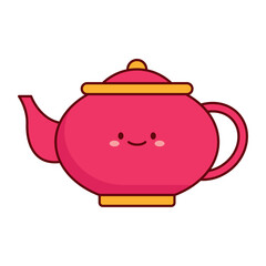Traditional Chinese Teapot Flat Icon