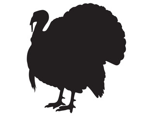 TURKEY BIRD SILHOUETTE