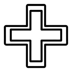 Obraz premium vector cross symbol