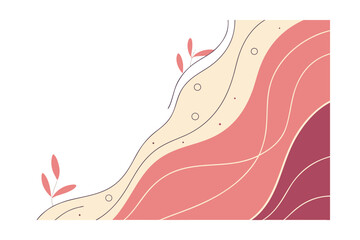 Naklejka premium Trendy Abstract Gradient Background With Flowing Shapes