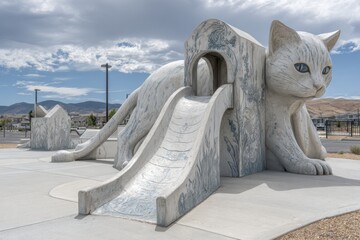 Whiskered slide offers kids healing and fun. Pet adoption grows in popularity during pandemic.