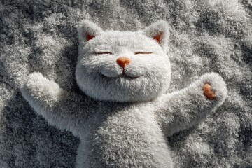 Whiskered carpet that calms you down. Garden sittings promote relaxation and happiness.