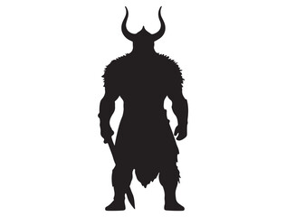 VIKING WARRIOR SILHOUETTE