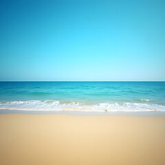 Obraz premium beach and sea, Beach Bird Watching - Sandpiper in Crystal Clear Waters.png