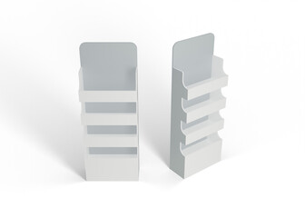 Product Shelf Mockup for Merchandise Design
