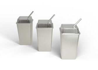 Gel Box Stainless Mockup for Liquid Nutrition