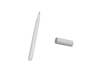 Brush Pen Mockup for Stationery and Art Branding