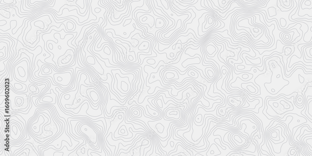 Poster digital wave gray stylezed contour lines creating an abstract topographic map style white background