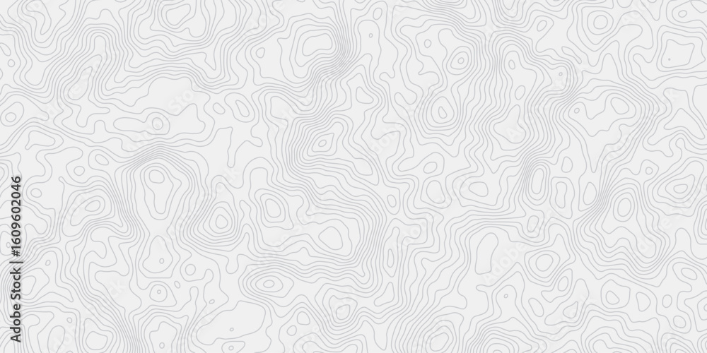 Poster digital wave gray stylezed contour lines creating an abstract topographic map style white background