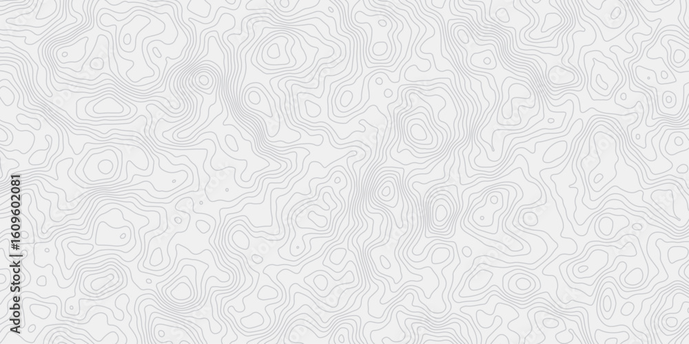 Poster digital wave gray stylezed contour lines creating an abstract topographic map style white background