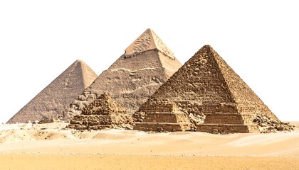 Ancient pyramids in the desert