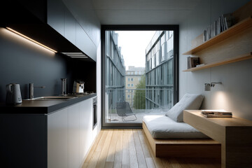 experience future of living with ultramodern ecoapartments that reinvent their interior every three months