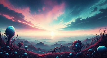 Otherworldly Horizon, Dreamlike Magical Environment