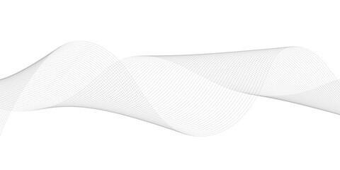 Thin wavy line abstract background. Wavy line horizontal divider outline minimalist background.