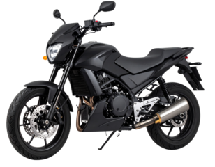 Yamaha TMAX Scooter Side Profile with Sleek Matte Finish and Visible Exhaust, Transparent Background