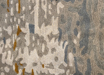 Random design with abstract washed and spots pattern, in blue, grey, and beige color. Random grunge...