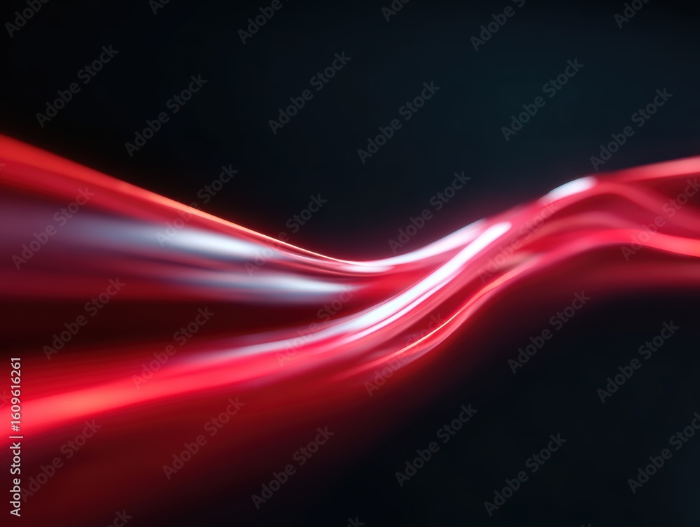 Poster abstract background: flowing light patterns representing data from connected vehicles, smart traffic