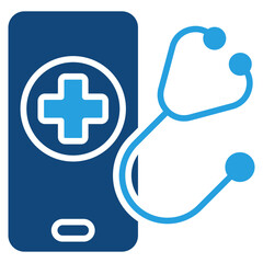 Obraz premium Telehealth Service Icon