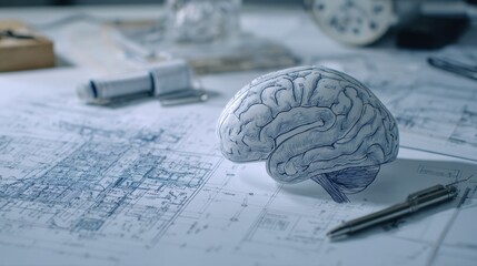 Boy Engages With Virtual Molecule in Minimal Lab Room, Showcasing Interaction and Curiosity in a Modern Scientific Environment
