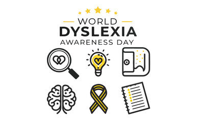 World Dyslexia Awareness Day Icon