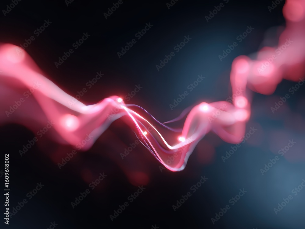 Poster abstract background: glowing lines forming a dynamic global currency exchange chart, international f