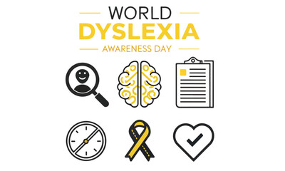World Dyslexia Awareness Day Icon
