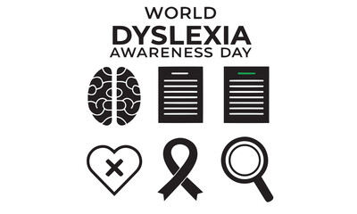 World Dyslexia Awareness Day Icon