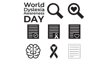 World Dyslexia Awareness Day Icon