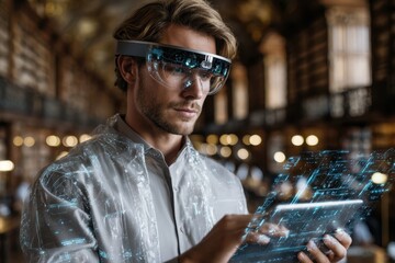 Innovative technology use in a library setting during daylight hours