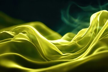 green silk background