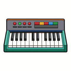 Fototapeta premium Modern computer keyboard with clean lines and ergonomic design isolated on white background